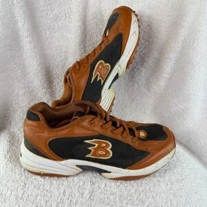 Boombah Women's Turf Shoes Size 5‎ Black Brown Softball Soccer Cleats Sports